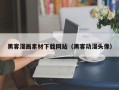 博罗黑客漫画素材下载网站（黑客动漫头像）